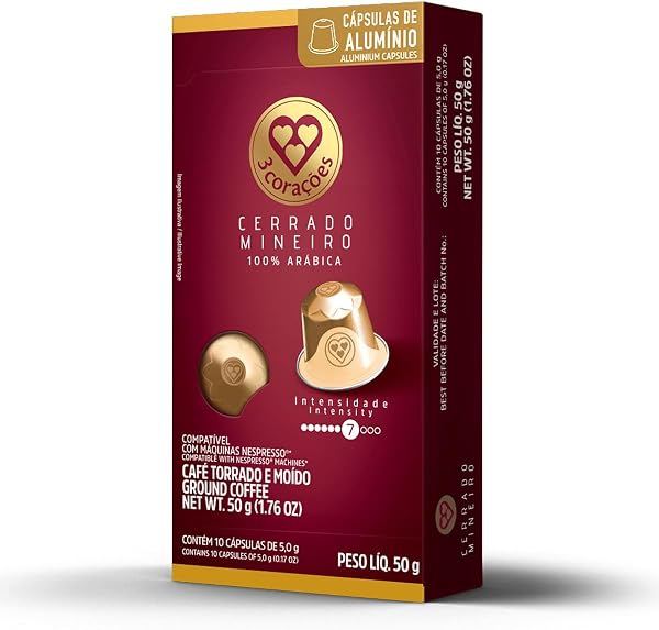Cápsulas de Café Cerrado Mineiro Compatíveis com Nespresso