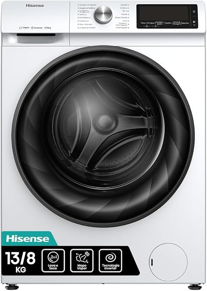 Lava e Seca Hisense WD13X 13/8 kg Steam